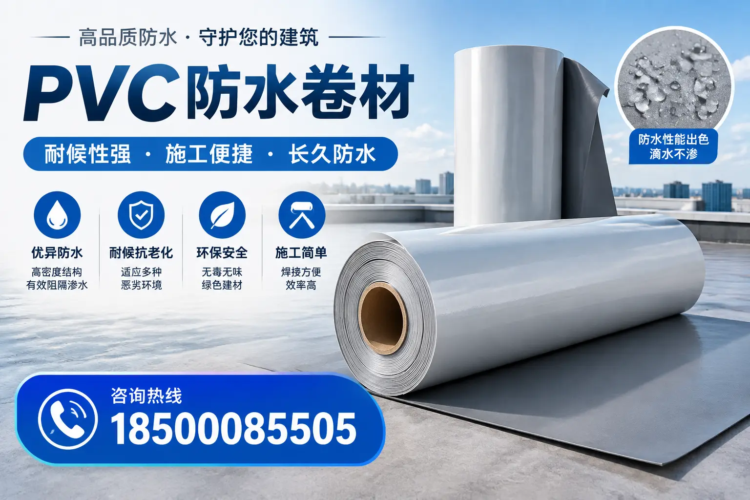 pvc防水卷材在陇南的行业应用前景分析